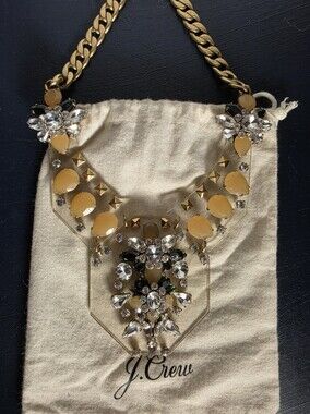 J Crew Crystal Bib Necklace